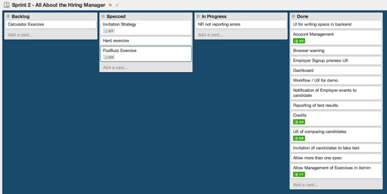 Sprint board example